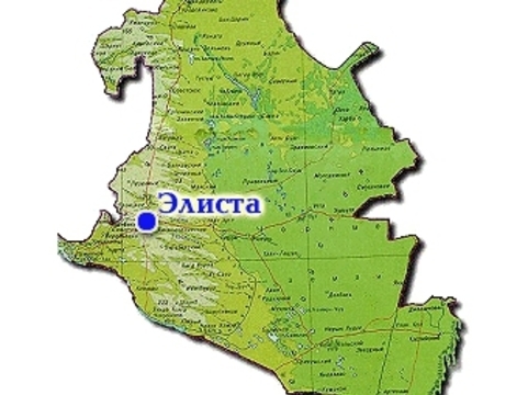 Элиста карта рф