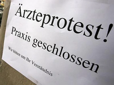 В Германии [забастовали частнопрактикующие врачи]