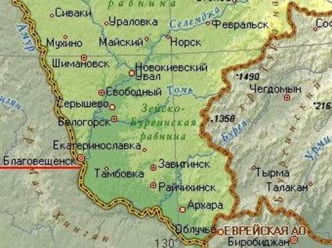 Карта осадков благовещенск амурская область