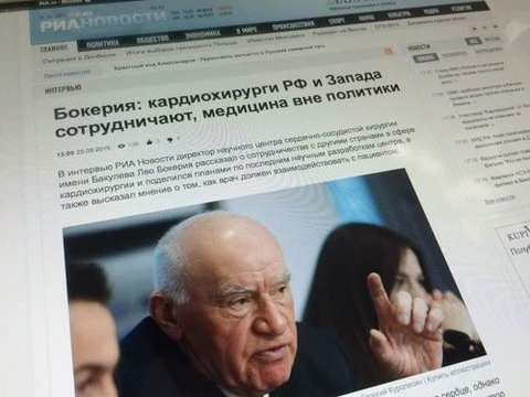 «Медицина вне политики»: Лео Бокерия о кардиохирургии в России и за рубежом