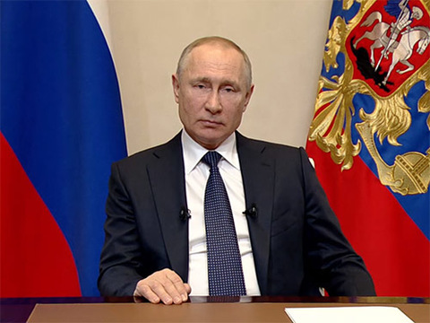Путин продлил режим самоизоляции в РФ до 30 апреля
